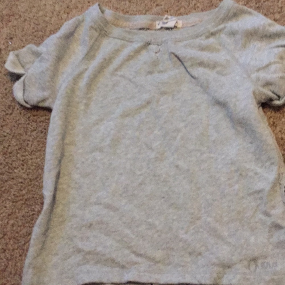 Gray Lace T-Shirt